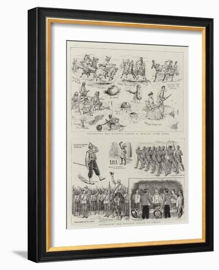 Celebrating Her Majesty's Jubilee-Alfred Chantrey Corbould-Framed Giclee Print