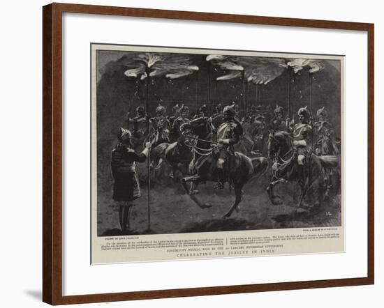 Celebrating the Jubilee in India-John Charlton-Framed Giclee Print
