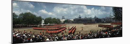 Celebrating the Queen's Official Birthday, on the Horse Guards Parade Ground Near Whitehall-Eliot Elisofon-Mounted Photographic Print