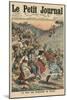 Celebrating the Wine Harvest in Alsace-French School-Mounted Giclee Print