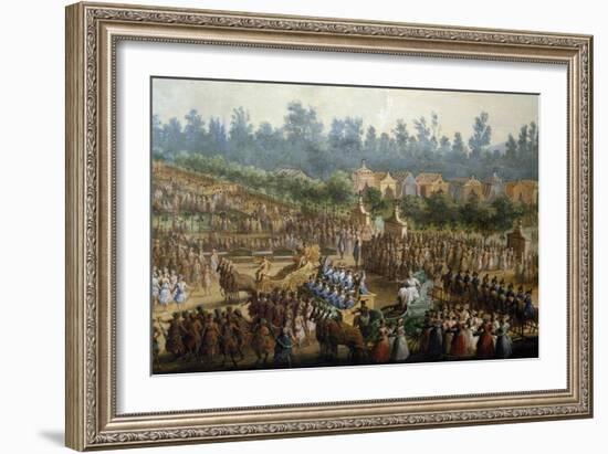Celebration at Farmsteads in Honor of Ferdinand Iii-null-Framed Giclee Print