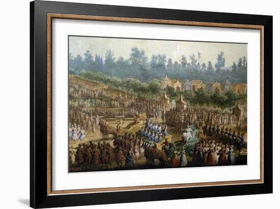 Celebration at Farmsteads in Honor of Ferdinand Iii-null-Framed Giclee Print