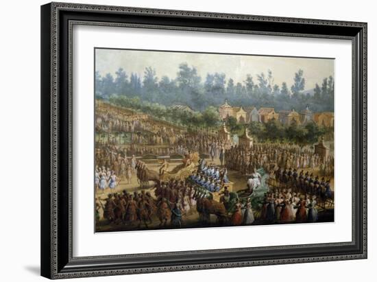 Celebration at Farmsteads in Honor of Ferdinand Iii-null-Framed Giclee Print