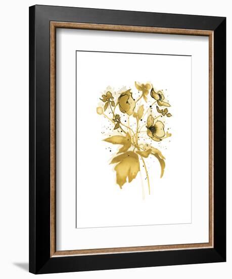 Celebration d or II with Gray-Shirley Novak-Framed Art Print