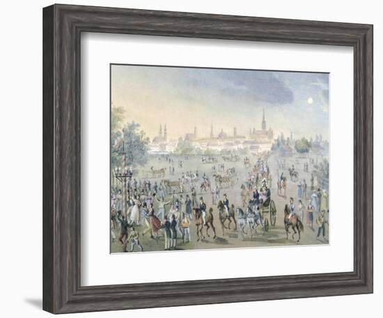 Celebration for Church Consecration in Brigittenau in Vienna, Ca 1820-Francois Gerard-Framed Giclee Print