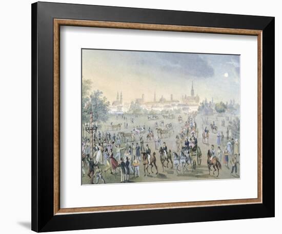 Celebration for Church Consecration in Brigittenau in Vienna, Ca 1820-Francois Gerard-Framed Giclee Print