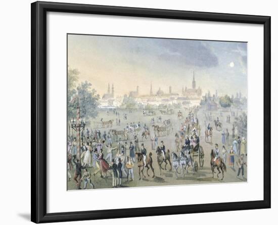 Celebration for Church Consecration in Brigittenau in Vienna, Ca 1820-Francois Gerard-Framed Giclee Print