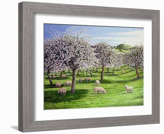 Celebration of Apple Blossom in Somerset, 2004-Liz Wright-Framed Giclee Print