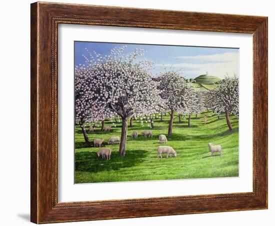 Celebration of Apple Blossom in Somerset, 2004-Liz Wright-Framed Giclee Print