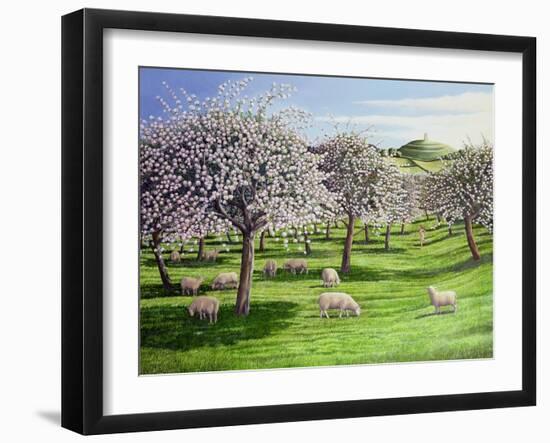 Celebration of Apple Blossom in Somerset, 2004-Liz Wright-Framed Giclee Print