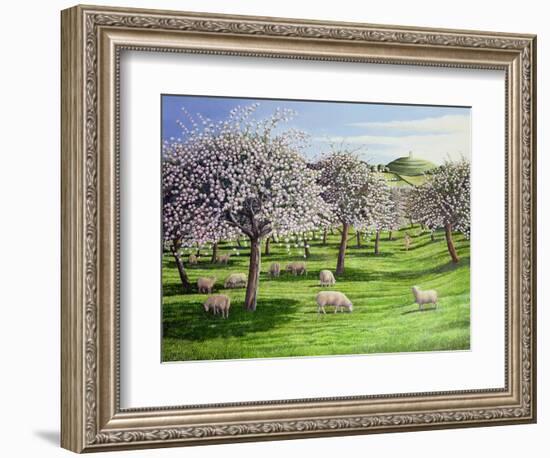 Celebration of Apple Blossom in Somerset, 2004-Liz Wright-Framed Giclee Print