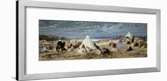 Celebration of Mohammed in Tangier-Stefano Ussi-Framed Giclee Print