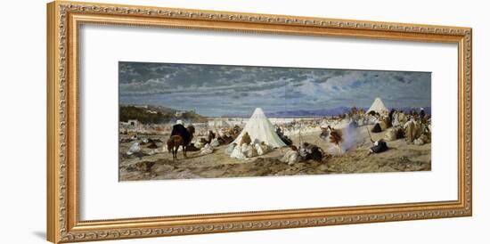 Celebration of Mohammed in Tangier-Stefano Ussi-Framed Giclee Print