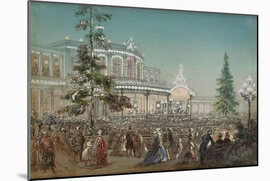 Celebration of the 25th Anniversary of Tsarskoe Selo Railroad, 1862-Adolf Charlemagne-Mounted Giclee Print