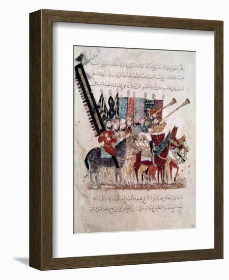 Celebration of the End of Ramadan, from "The Maqamat" ("The Meetings") Illustrated by Hariri-null-Framed Giclee Print