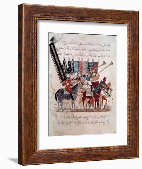 Celebration of the End of Ramadan, from "The Maqamat" ("The Meetings") Illustrated by Hariri-null-Framed Giclee Print