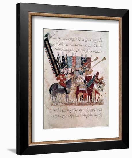 Celebration of the End of Ramadan, from "The Maqamat" ("The Meetings") Illustrated by Hariri-null-Framed Giclee Print