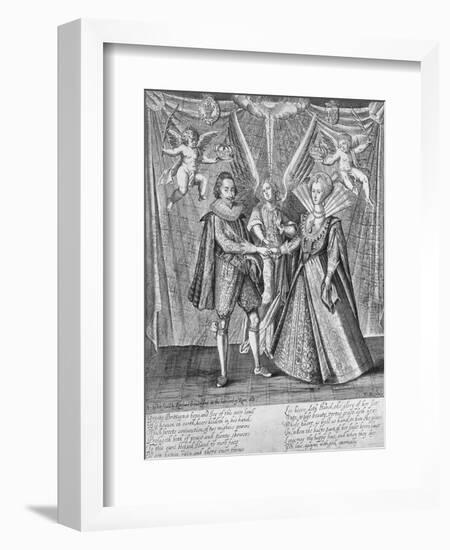 Celebration of the Marriage of James VI of Scotland and Anne of Denmark, 1589 (c1610-1625)-Francis Delaram-Framed Giclee Print