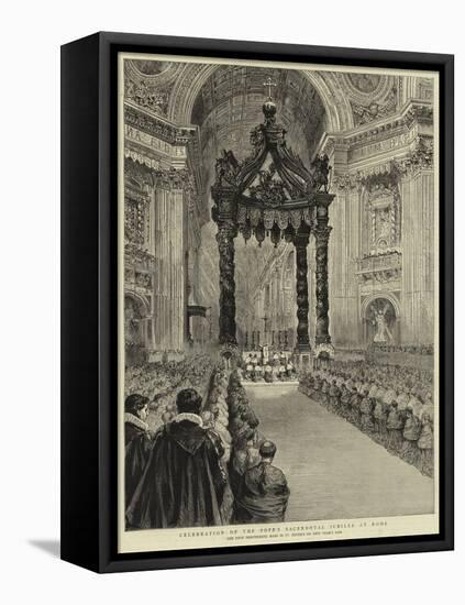 Celebration of the Pope's Sacerdotal Jubilee at Rome-null-Framed Premier Image Canvas