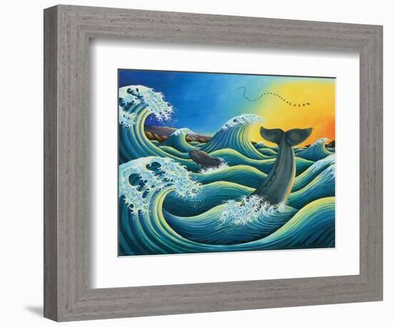 Celebration of the Whale, 1995-Liz Wright-Framed Giclee Print