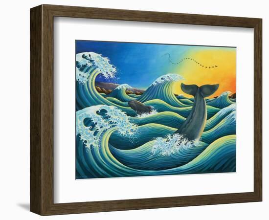 Celebration of the Whale, 1995-Liz Wright-Framed Giclee Print