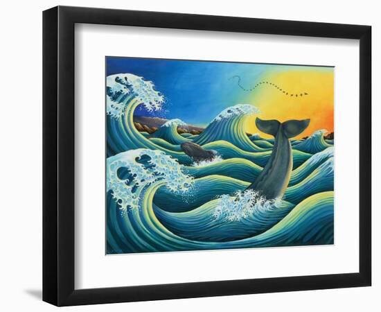 Celebration of the Whale, 1995-Liz Wright-Framed Giclee Print