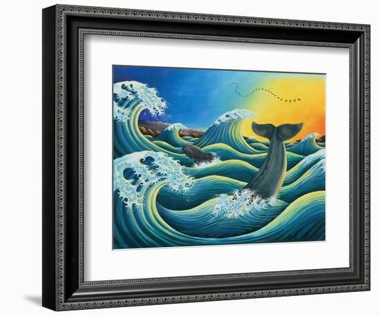 Celebration of the Whale, 1995-Liz Wright-Framed Giclee Print