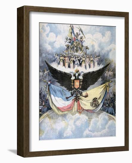 Celebrations at the Opera in Paris in Honour of the Franco-Russian Dual Alliance, 1893-Henri Meyer-Framed Giclee Print