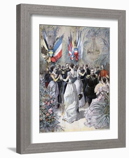 Celebrations in Honour of the Visit of the Russian Fleet in Toulon, 1893-Henri Meyer-Framed Giclee Print