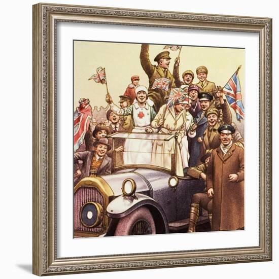 Celebrations Post World War I-Pat Nicolle-Framed Giclee Print