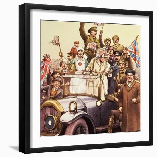 Celebrations Post World War I-Pat Nicolle-Framed Giclee Print