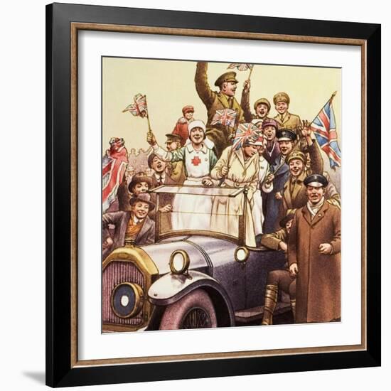 Celebrations Post World War I-Pat Nicolle-Framed Giclee Print