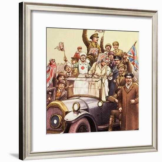 Celebrations Post World War I-Pat Nicolle-Framed Giclee Print