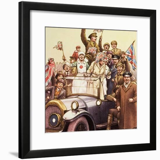 Celebrations Post World War I-Pat Nicolle-Framed Giclee Print