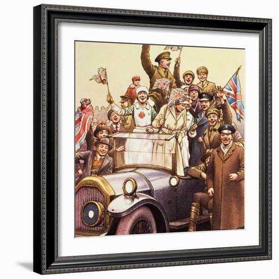 Celebrations Post World War I-Pat Nicolle-Framed Giclee Print