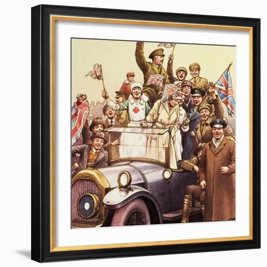 Celebrations Post World War I-Pat Nicolle-Framed Giclee Print