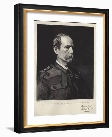 Celebrities of the Day, Lieutenant-General Sir Frederick S Roberts, Baronet, Vc, Gcb-Frank Holl-Framed Giclee Print