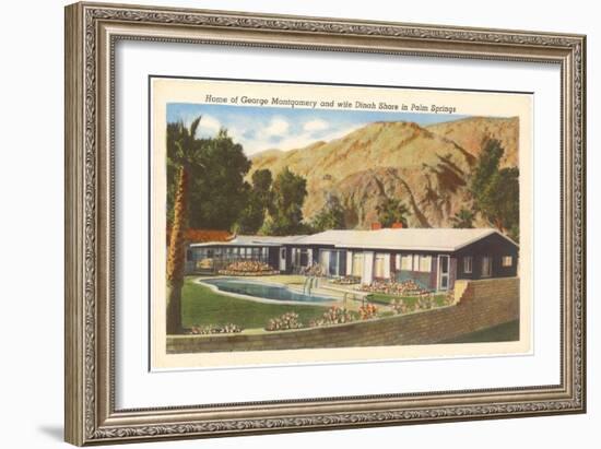 Celebrity Home, Palm Springs, California-null-Framed Art Print