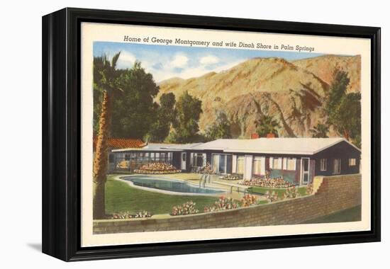 Celebrity Home, Palm Springs, California-null-Framed Stretched Canvas