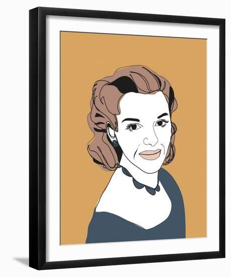 Celebrity Sketches - Star-Otto Gibb-Framed Art Print