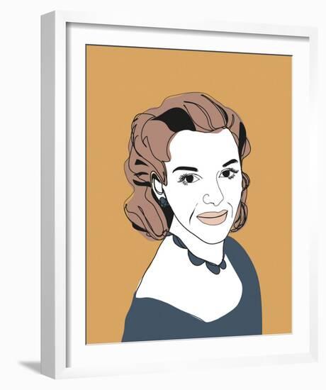 Celebrity Sketches - Star-Otto Gibb-Framed Art Print