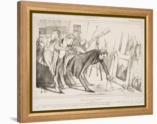 Celebrrrrrre Jury De Peinture...-Honore Daumier-Framed Premier Image Canvas