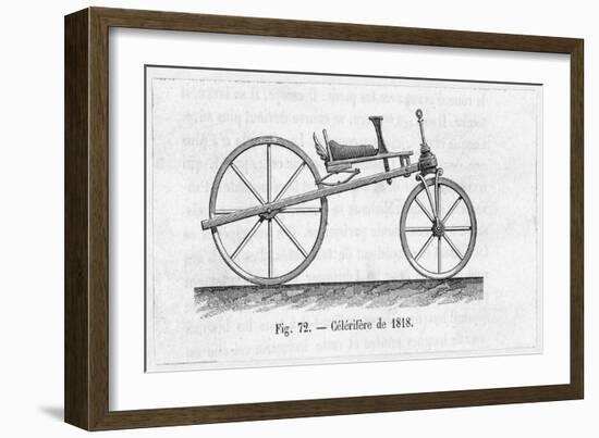 Celerifere Celerifere of 1818 First Introduced in 1791-Deharme-Framed Art Print