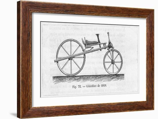 Celerifere Celerifere of 1818 First Introduced in 1791-Deharme-Framed Art Print