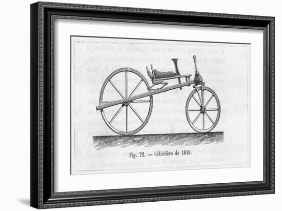 Celerifere Celerifere of 1818 First Introduced in 1791-Deharme-Framed Art Print