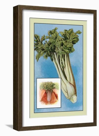 Celery-null-Framed Art Print