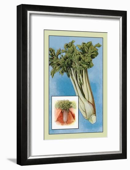 Celery-null-Framed Art Print