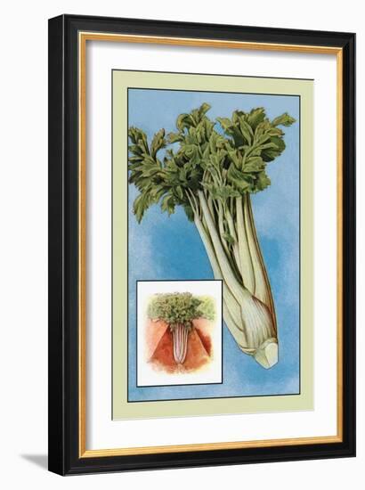 Celery-null-Framed Art Print