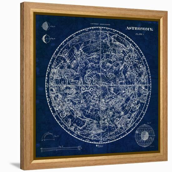 Celestial Blueprint-Sue Schlabach-Framed Stretched Canvas