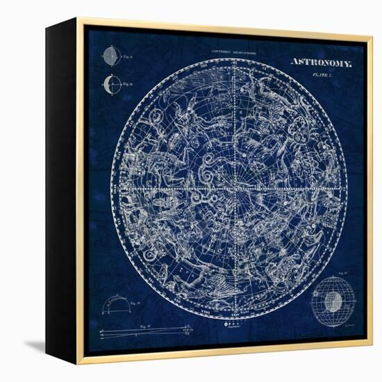 Celestial Blueprint-Sue Schlabach-Framed Stretched Canvas